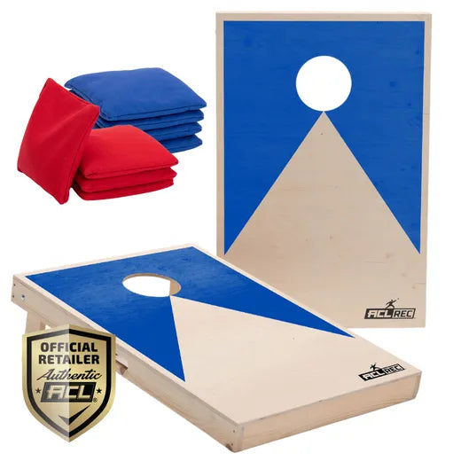 Cornhole Set - 90x60 - Blue Cornhole sets Wicked Wood Games