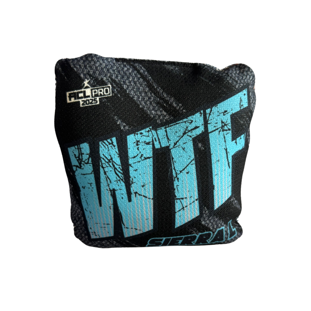 WTF - Sierra - ACL Pro Bags - 2025 Cornhole Bags Wicked Wood Games L-Turqouise-Black