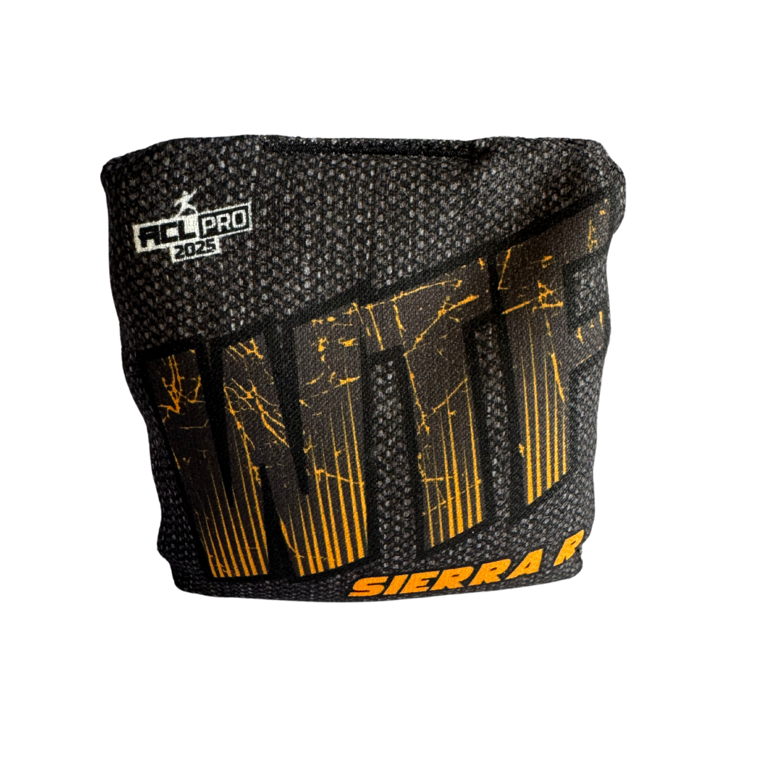 WTF - Sierra - ACL Pro Bags - 2025 Cornhole Bags Wicked Wood Games R-Orange-Black