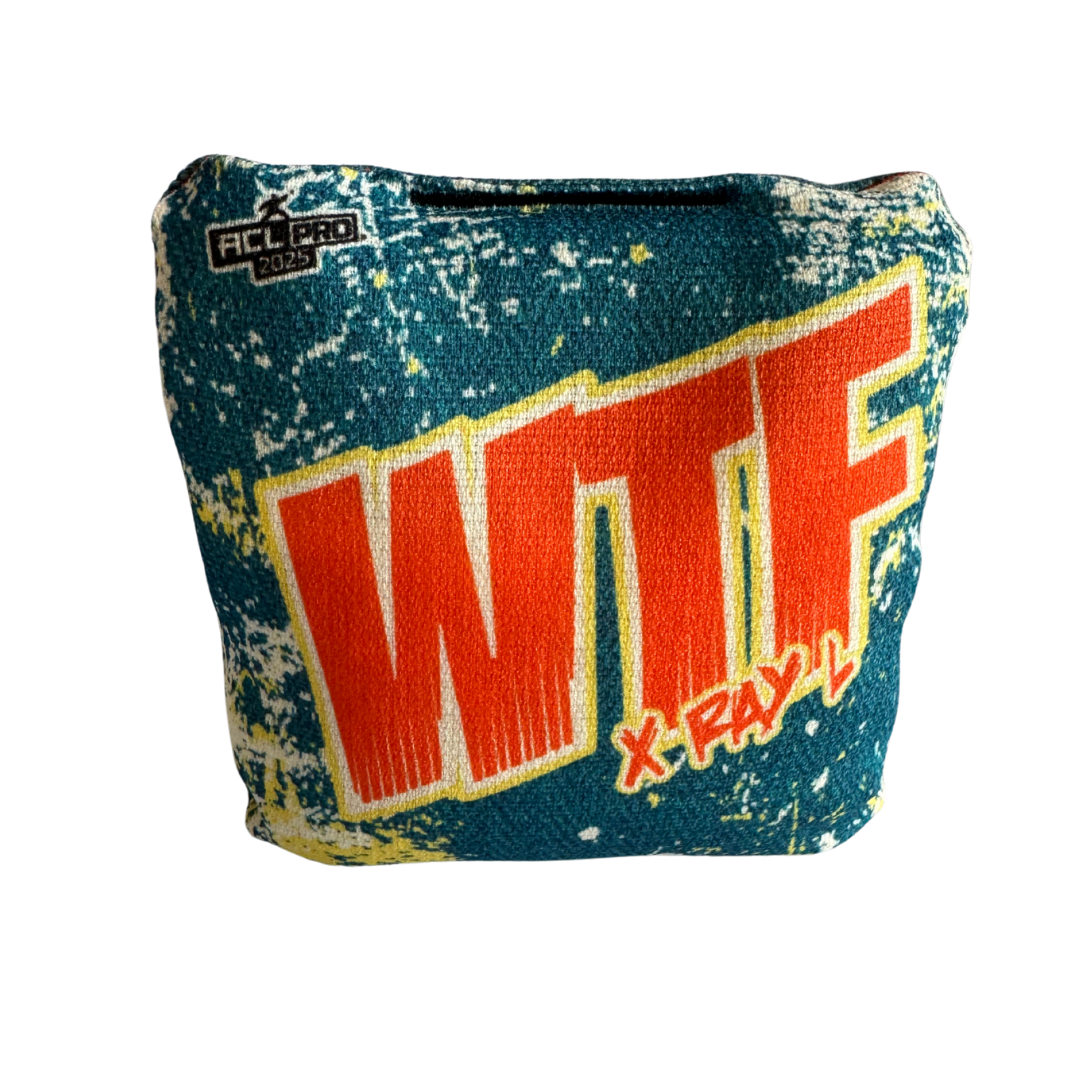WTF - XRAY - ACL Pro Bags - 2025 Cornhole Bags Wicked Wood Games Red-Green-L