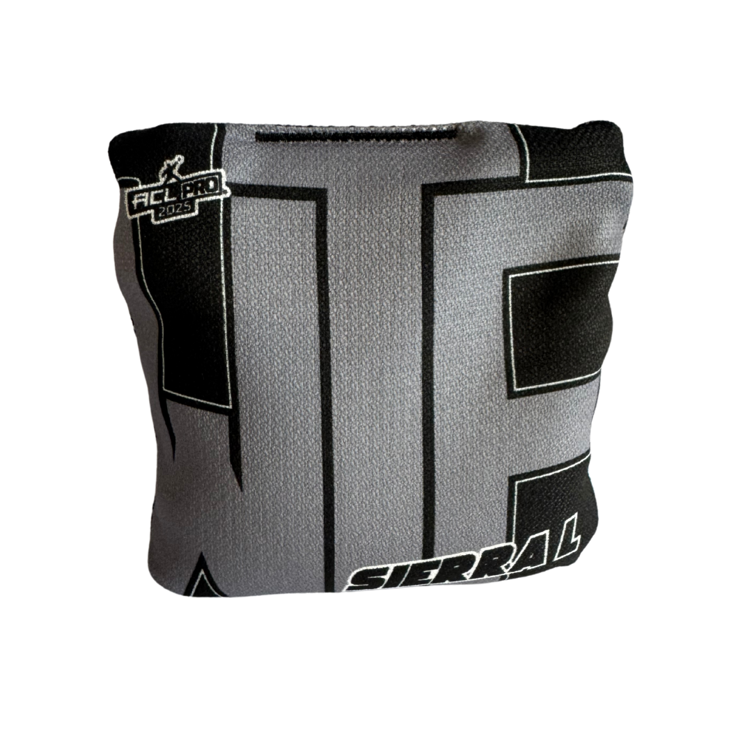 WTF - Sierra - ACL Pro Bags - 2025 Cornhole Bags Wicked Wood Games L-Grey-Black