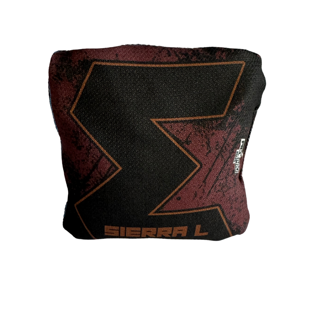 WTF - Sierra - ACL Pro Bags - 2025 Cornhole Bags Wicked Wood Games L-Red-Black