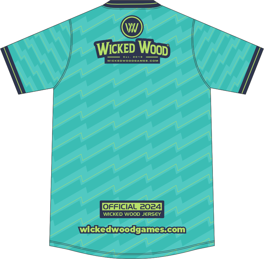 Wicked Wood 2024 Jersey - Green Wicked Wood Games