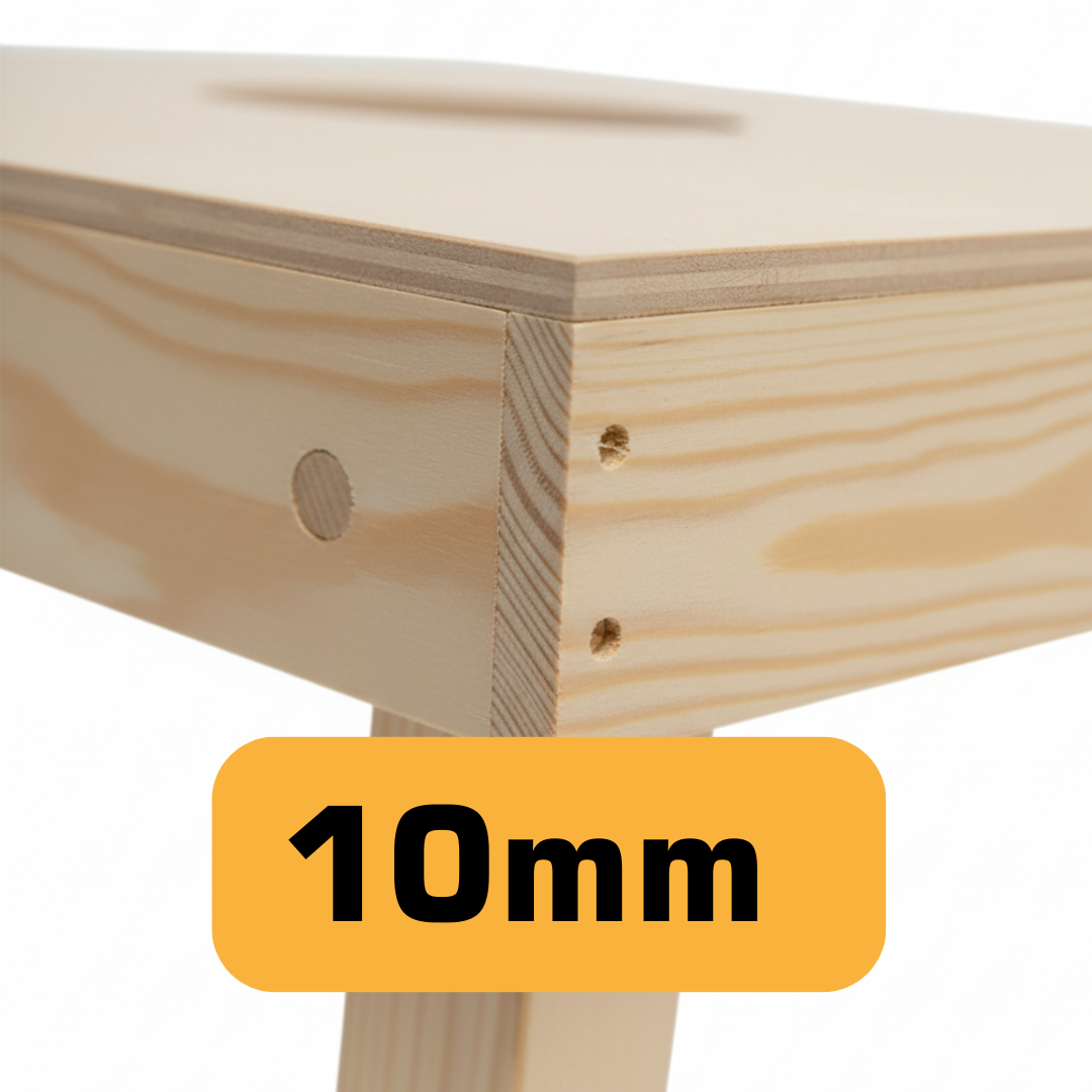 BATTLE ZONE - Cornhole set - 2 ploče / 2x4 vreće