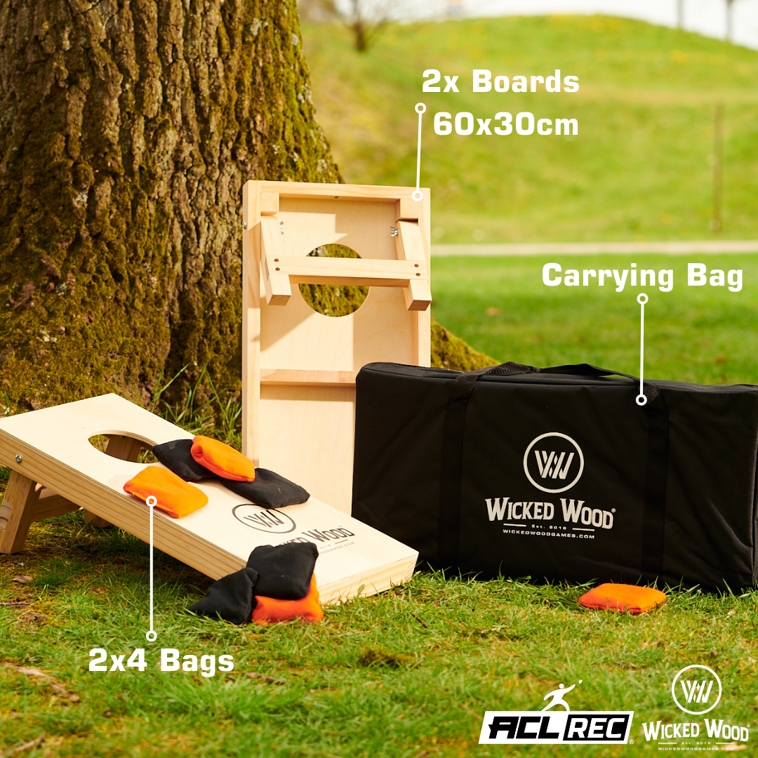 Cornhole Set Mini - Wicked Wood - 15mm Cornhole Set Wicked Wood Games