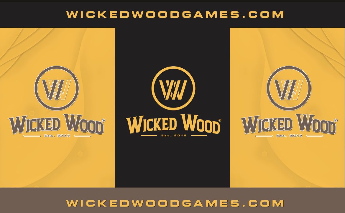Professionele Cornhole Set van Twee Matten Wicked Wood Games