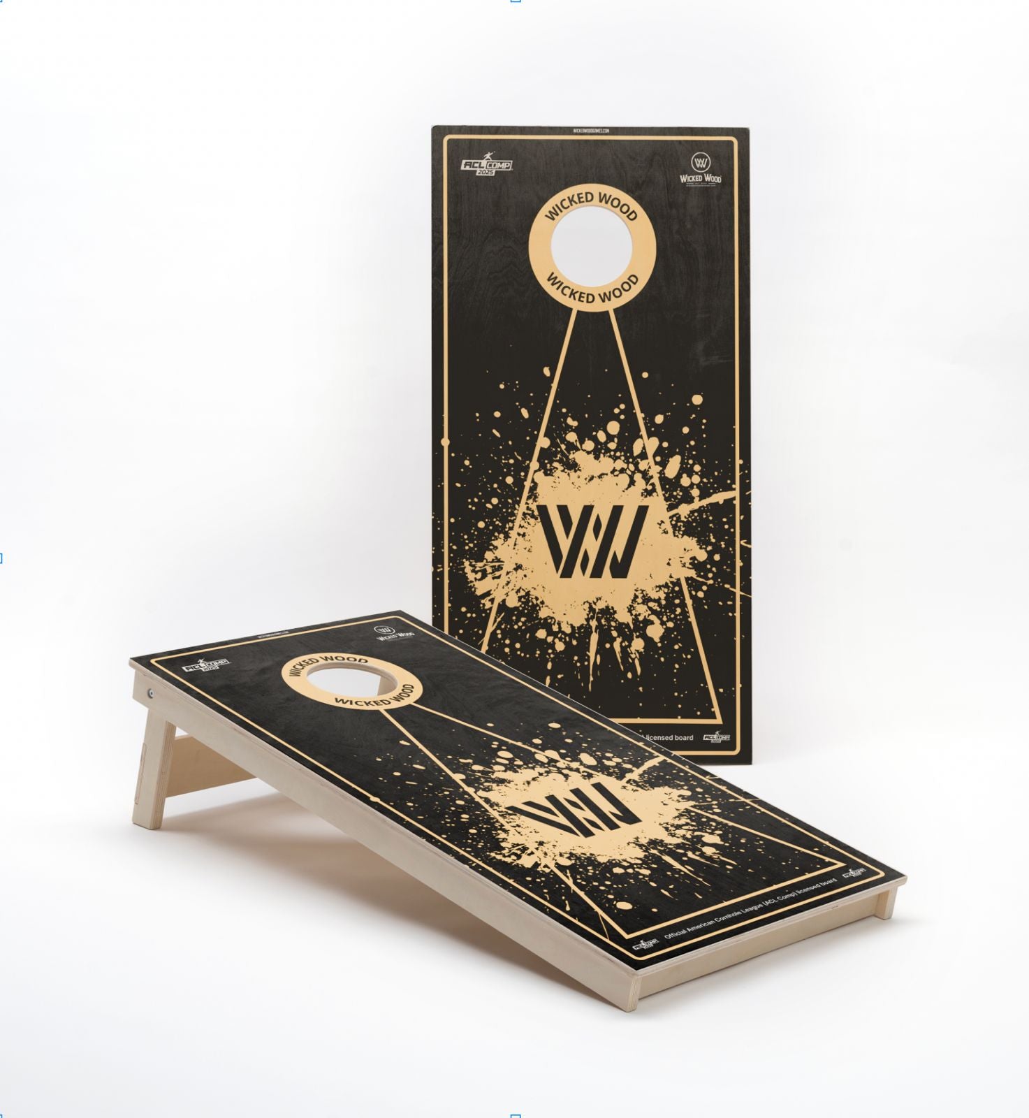 Wicked Wood - For the W - ACL Comp Boards Cornhole sets Wicked Wood Games